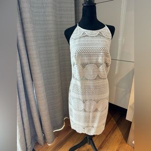 Whit house black market women’s crochet dress